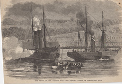 The Arrival of the Caradoc with Lord Raglan's Remains in Cumberland Basin